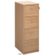 Maestro Lockable Wooden Filing Cabinet - 45KG Capacity Per Draw